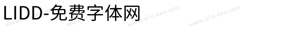 LIDD字体转换