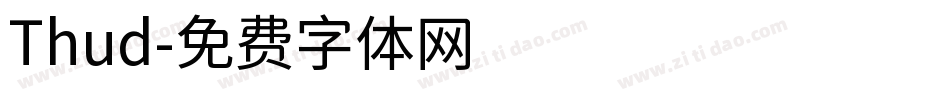 Thud字体转换