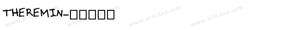 THEREMIN字体转换