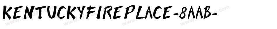 Kentuckyfireplace-8AAB字体转换