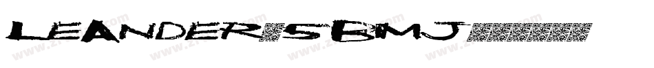 Leander-5Bmj字体转换