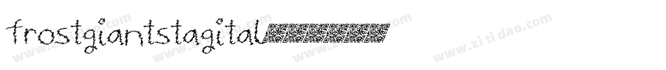 frostgiantstagital字体转换