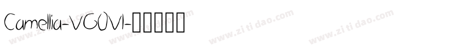 Camellia-VGOVl字体转换