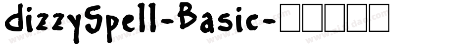 DizzySpell-Basic字体转换