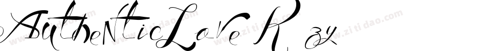 AuthenticLove-K5zy字体转换
