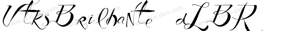 VtksBrilhante2-dLBR字体转换