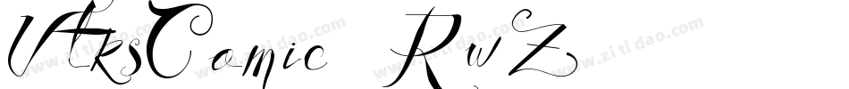 VtksComic-8RwZ字体转换