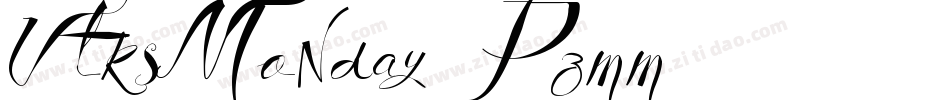 VtksMonday-Pzmm字体转换