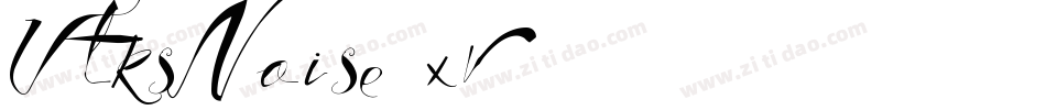 VtksNoise-xv05字体转换