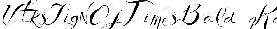 VtksSignOfTimesBold-qKdV字体转换