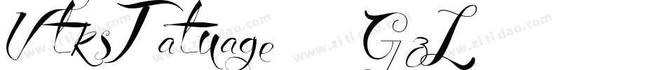 VtksTatuage2-3GzL字体转换