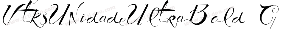 VtksUnidadeUltraBold-G5jD字体转换