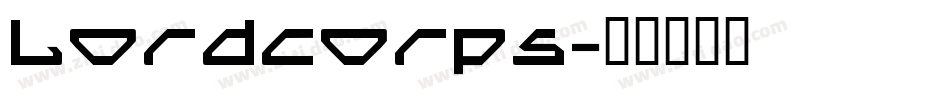Lordcorps字体转换