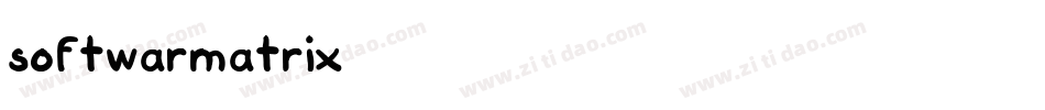 softwarmatrix字体转换
