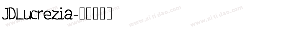 JDLucrezia字体转换