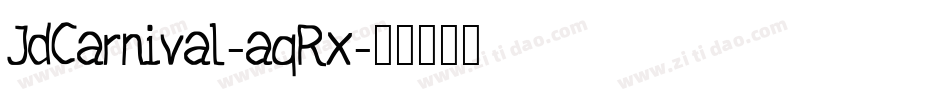 JdCarnival-aqRx字体转换