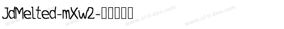 JdMelted-mXw2字体转换