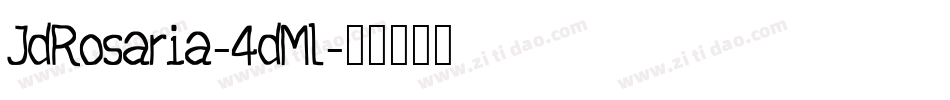 JdRosaria-4dMl字体转换