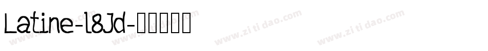 Latine-l8Jd字体转换