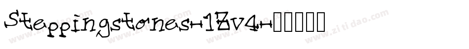 Steppingstones-1Zv4字体转换