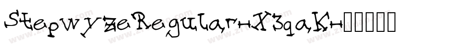 StepwyzeRegular-X3qaK字体转换