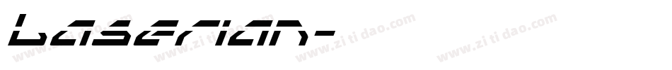 Laserian字体转换