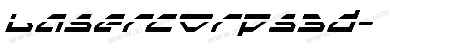 lasercorps3d字体转换