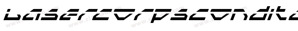 lasercorpscondital字体转换