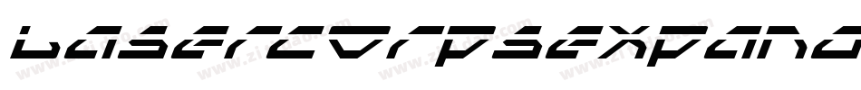 lasercorpsexpandital字体转换