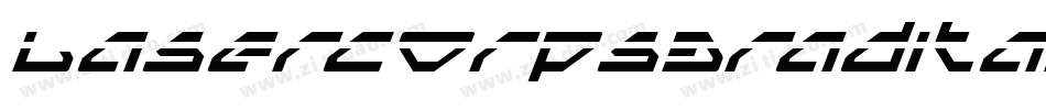 lasercorpsgradital字体转换