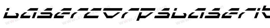 lasercorpslaserital字体转换