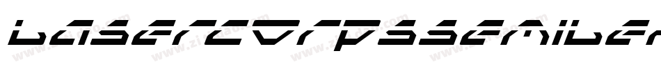 lasercorpssemileft字体转换
