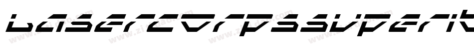 lasercorpssuperital字体转换
