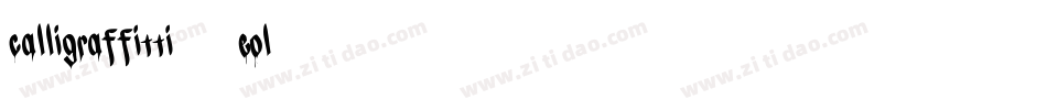 Calligraffitti-3eoL字体转换