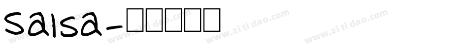 Salsa字体转换