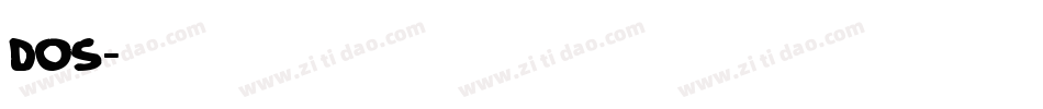 DOS字体转换