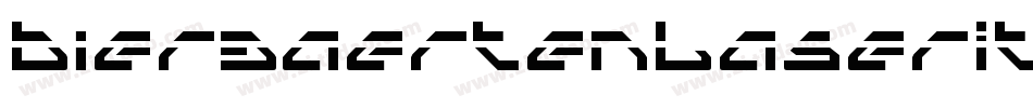 BiergaertenLaserItalic-znn3字体转换