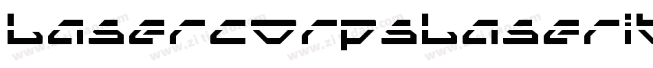 LaserCorpsLaserItalic-7Bj4R字体转换