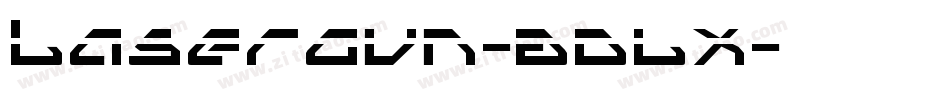 LaserGun-ADlx字体转换