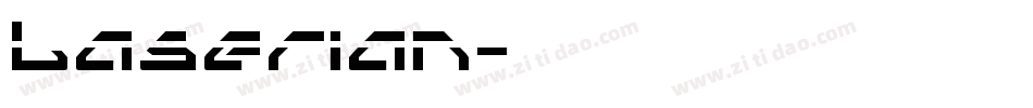Laserian字体转换