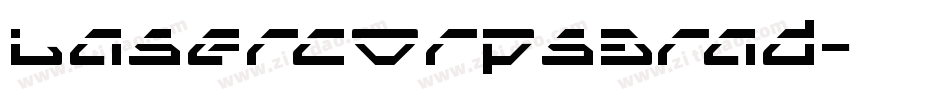 lasercorpsgrad字体转换