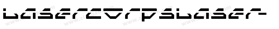 lasercorpslaser字体转换