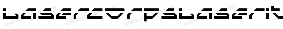 lasercorpslaserital字体转换