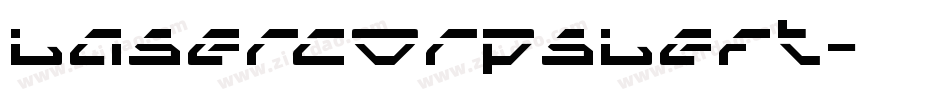 lasercorpsleft字体转换