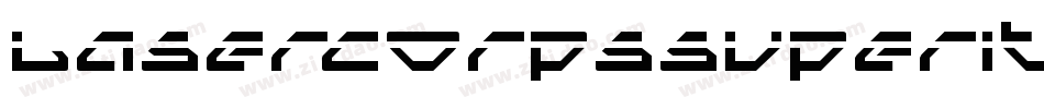 lasercorpssuperital字体转换