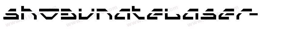 shogunatelaser字体转换