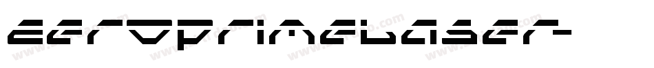 zeroprimelaser字体转换