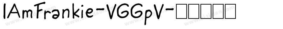 IAmFrankie-VGGpV字体转换