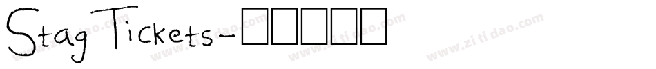 StagTickets字体转换