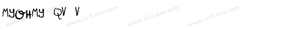 MyOhMy-qV6V字体转换